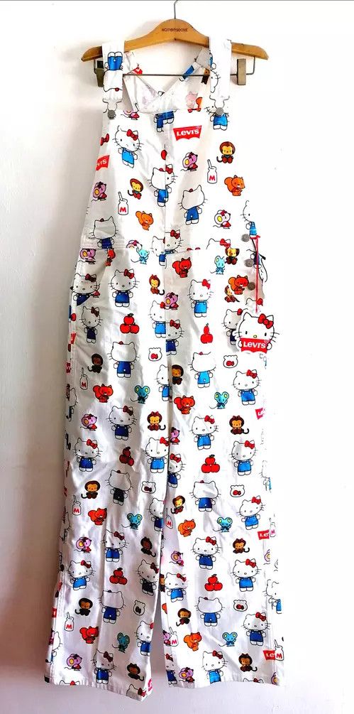 Levi's Hello kitty levis overall, Grailed