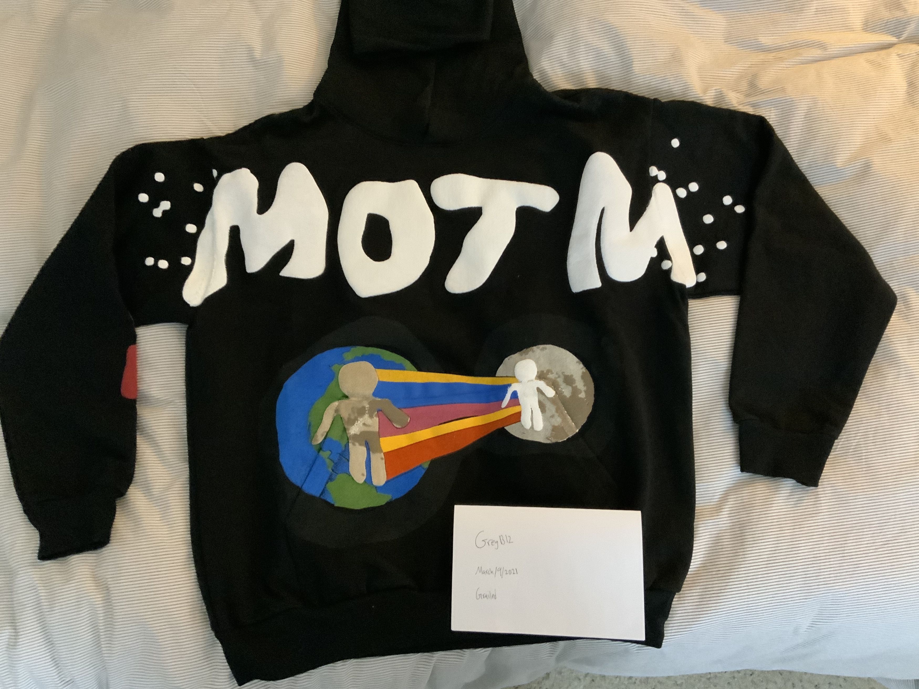 Kid Cudi Kid Cudi CPFM For MOTM III I Am Curious Hoodie Black