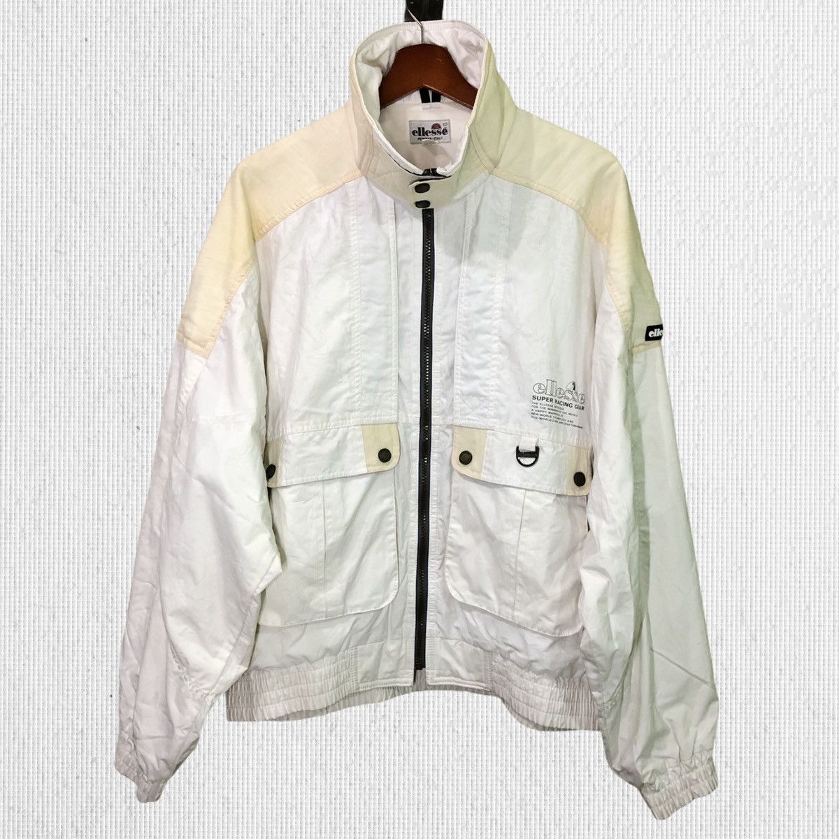 Ellesse × Vintage Vintage 90’s Ellesse Super Racing Gear Light Jacket Size US L / EU 52-54 / 3 - 1 Thumbnail
