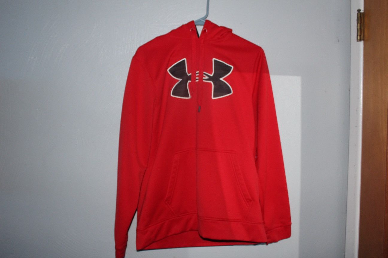 Adidas Under Armour Logo Hoodie Grailed