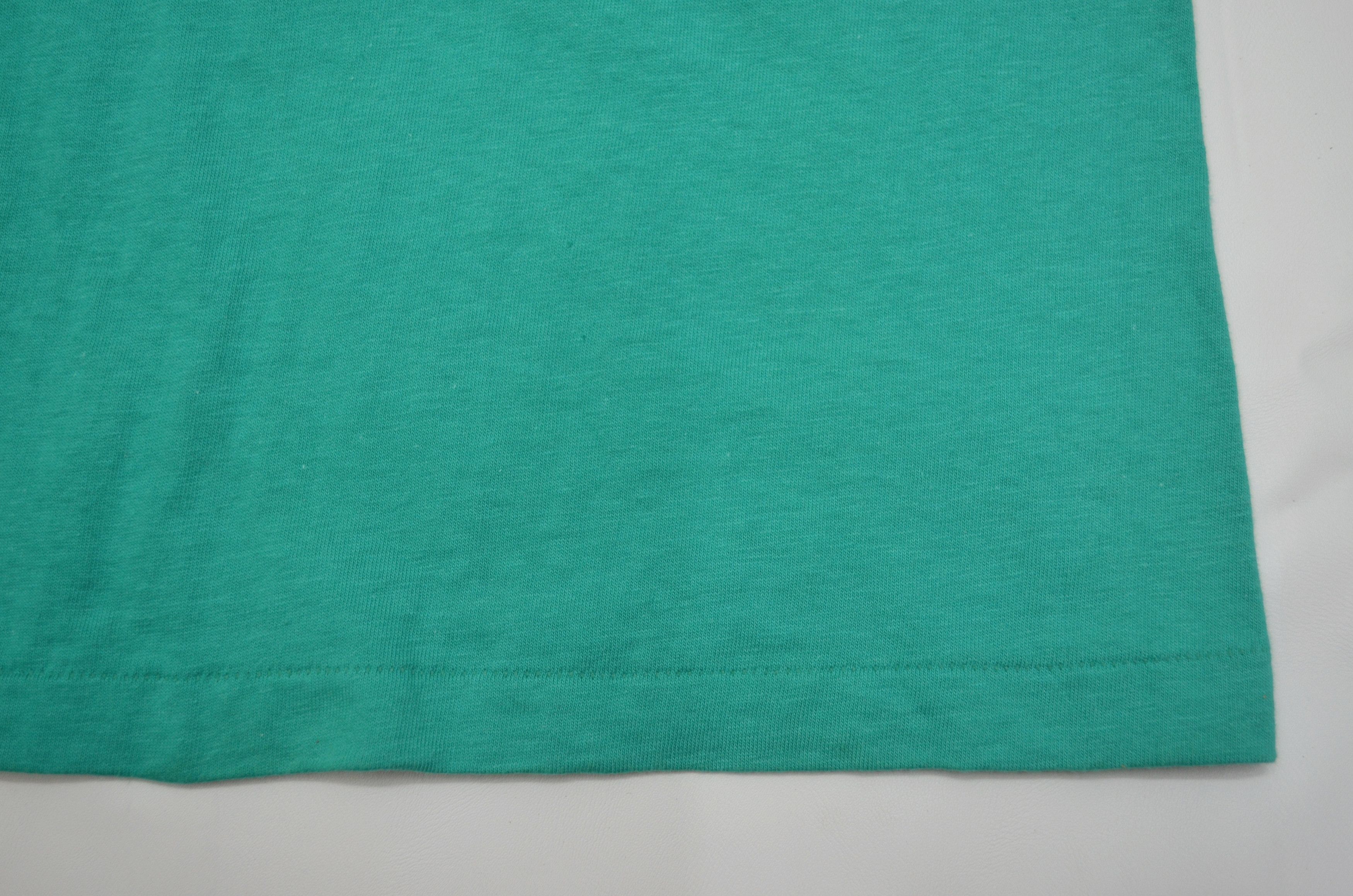 Vintage 90s JCPenney Royal Comfort Blank Pocket Tee Made In USA Size US L / EU 52-54 / 3 - 4 Thumbnail