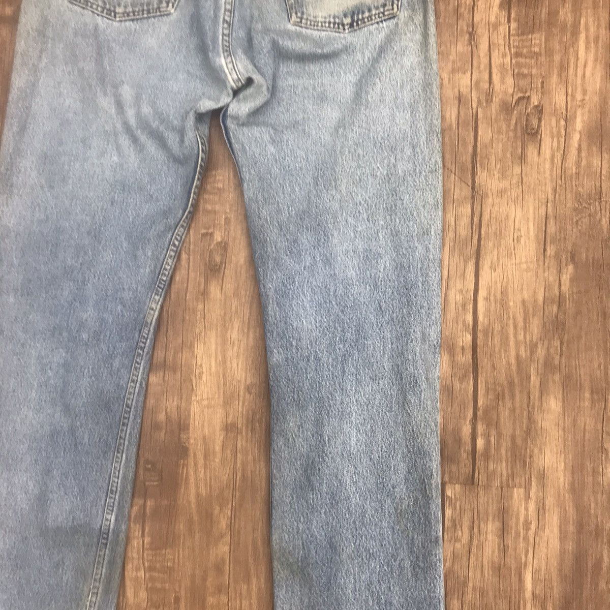 Levi's Vintage 90s Levis 501 Distressed Cobain Style Made in USA Size US 32 / EU 48 - 15 Thumbnail