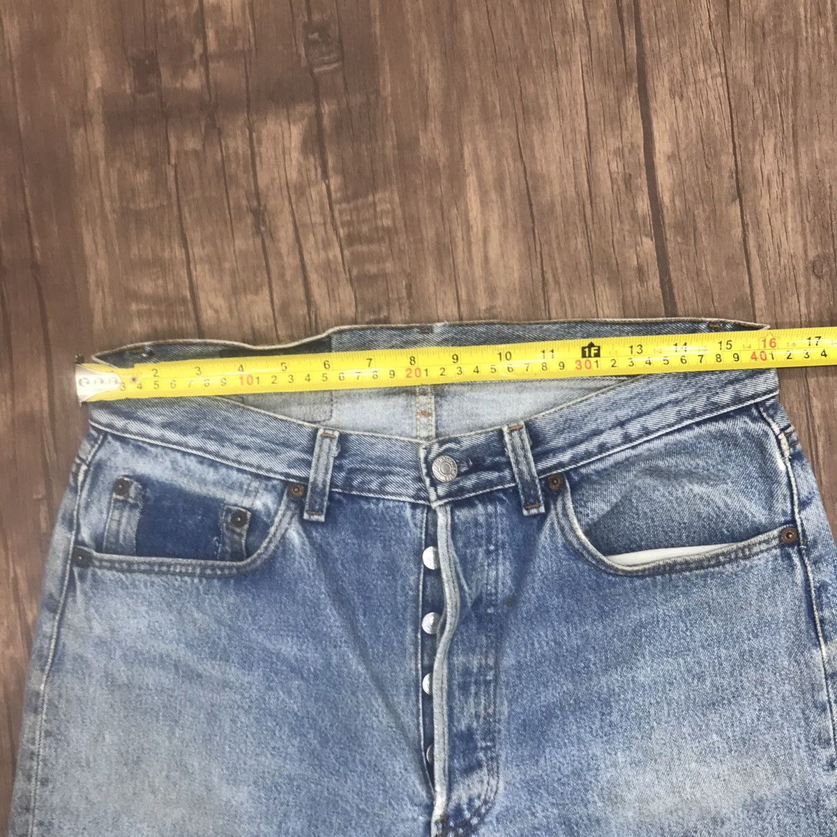 Levi's Vintage 90s Levis 501 Distressed Cobain Style Made in USA Size US 32 / EU 48 - 20 Thumbnail
