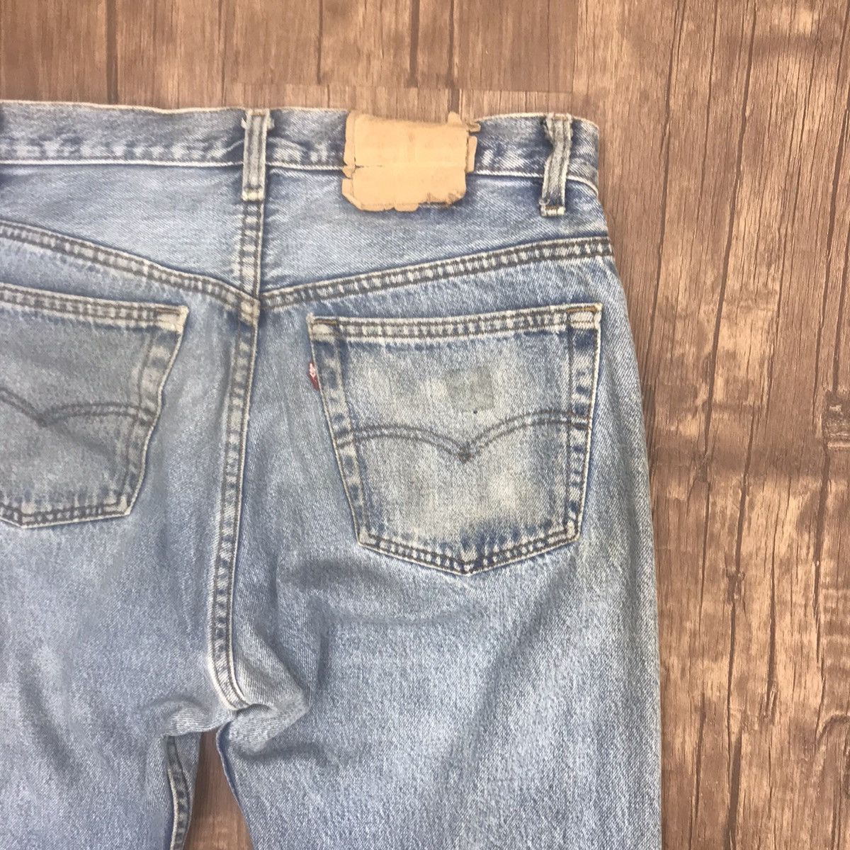 Levi's Vintage 90s Levis 501 Distressed Cobain Style Made in USA Size US 32 / EU 48 - 12 Thumbnail