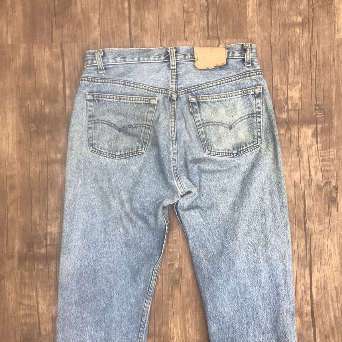 Levi's Vintage 90s Levis 501 Distressed Cobain Style Made in USA Size US 32 / EU 48 - 11 Thumbnail