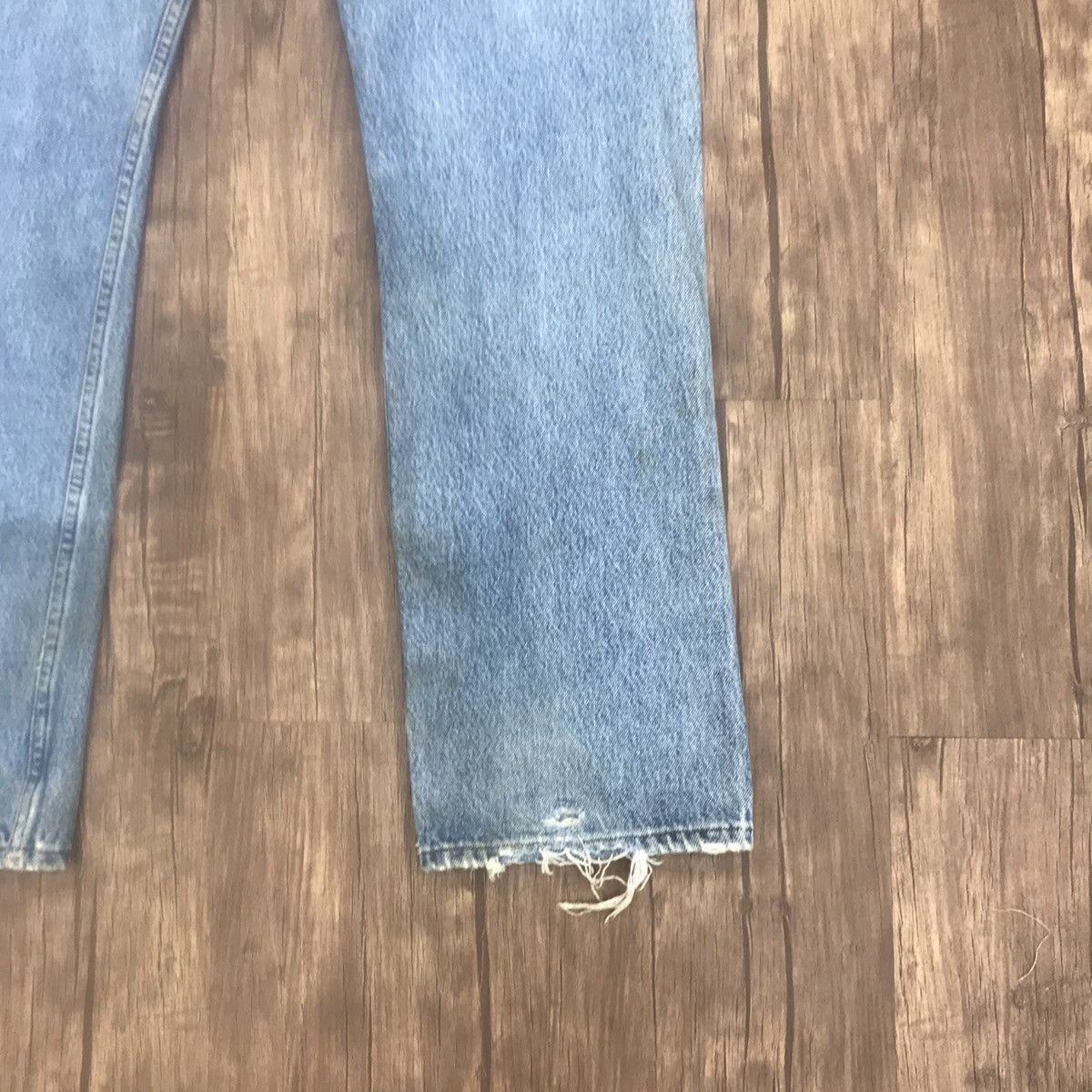 Levi's Vintage 90s Levis 501 Distressed Cobain Style Made in USA Size US 32 / EU 48 - 17 Thumbnail