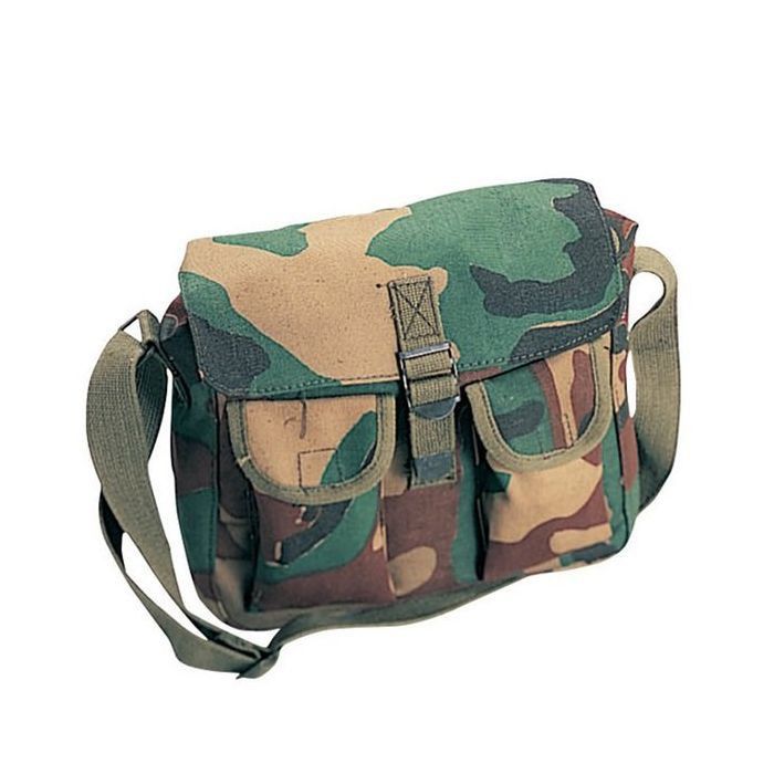 Vintage Canvas Camouflage Ammo Bag | Grailed