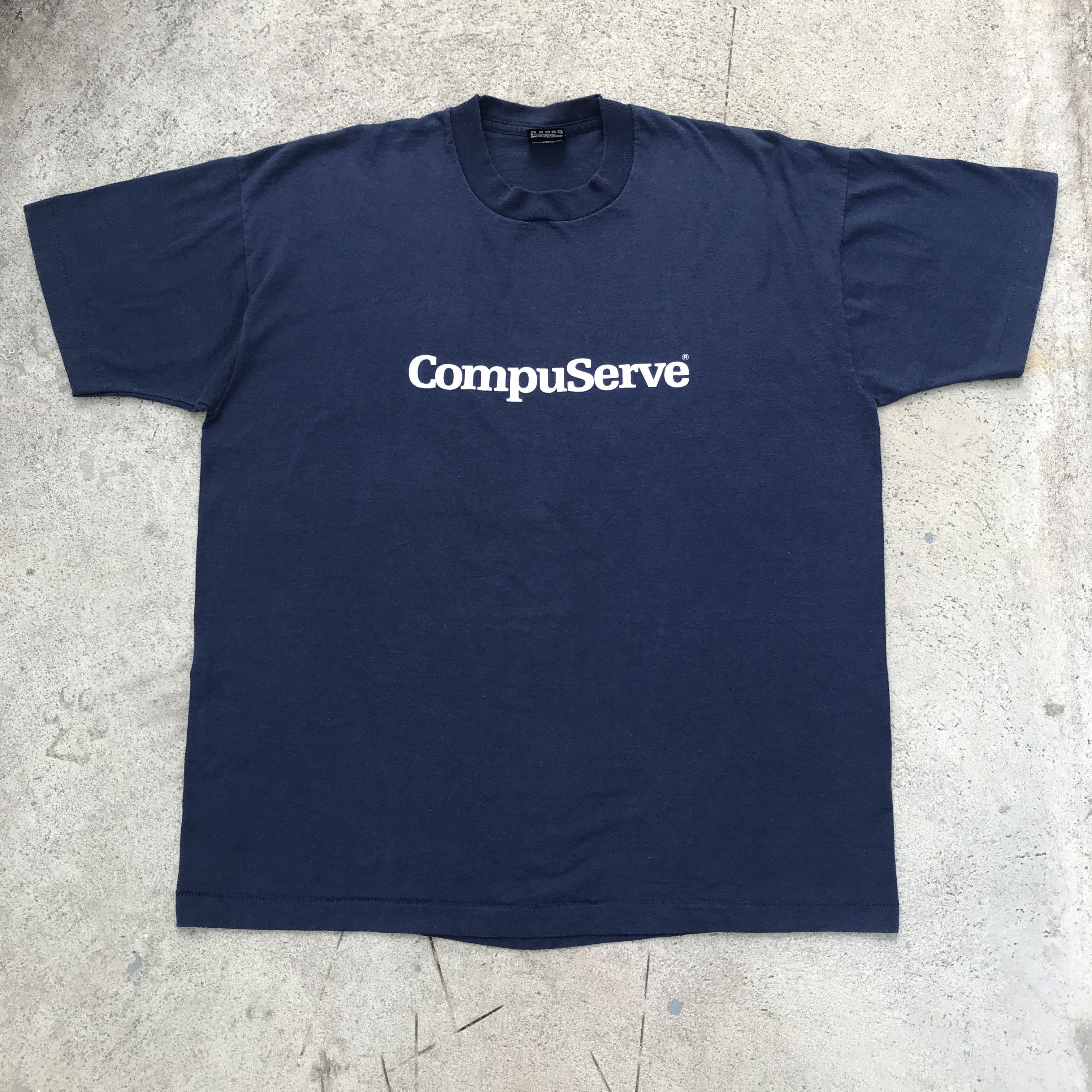 CompuServe T Shirt Vtg Computer Employee Internet XL 90’s