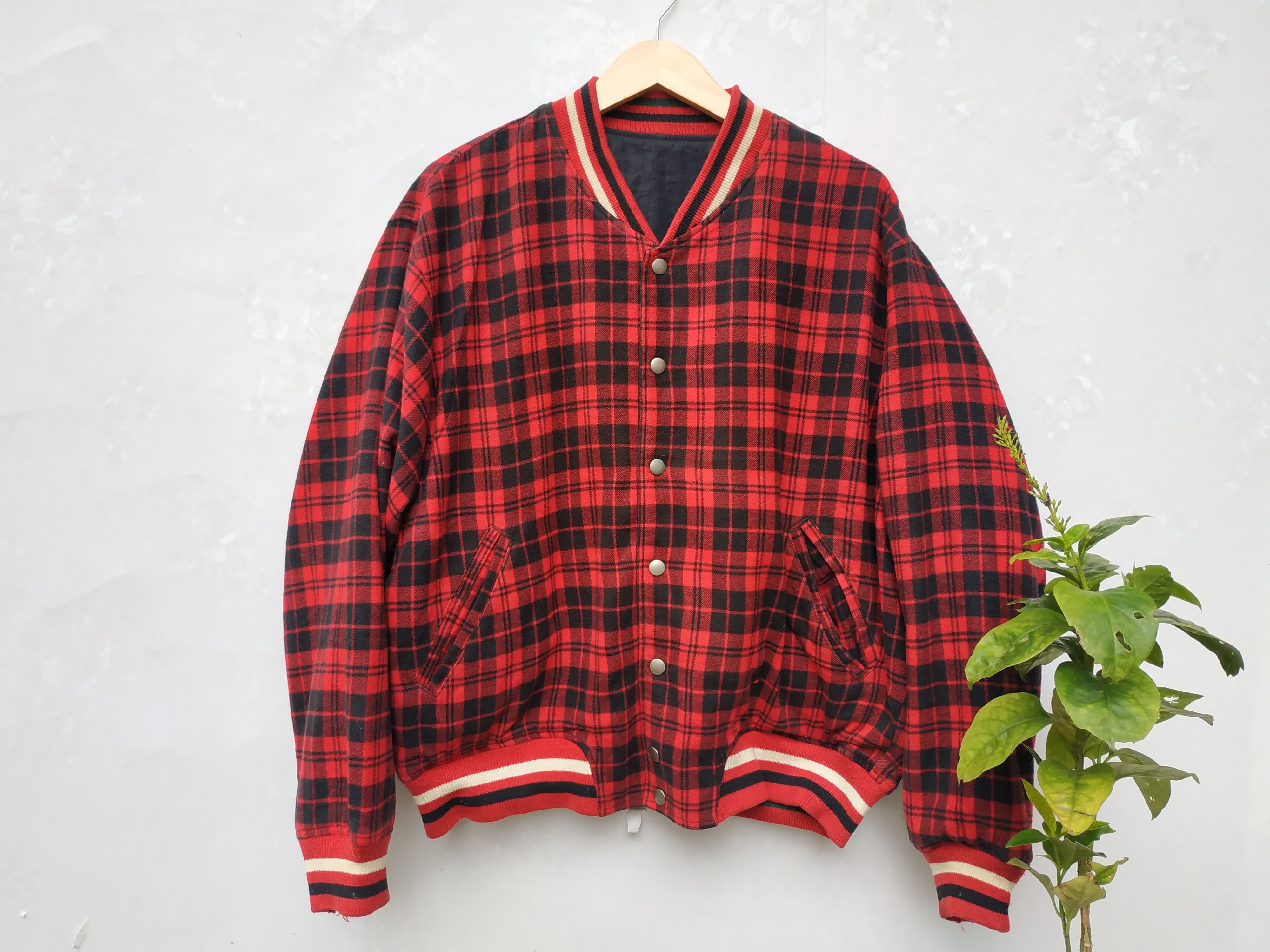 Japanese Brand Fit L to XL, 90'S Atelier SAB Japan Reversilble Varsity Size US L / EU 52-54 / 3 - 6 Thumbnail
