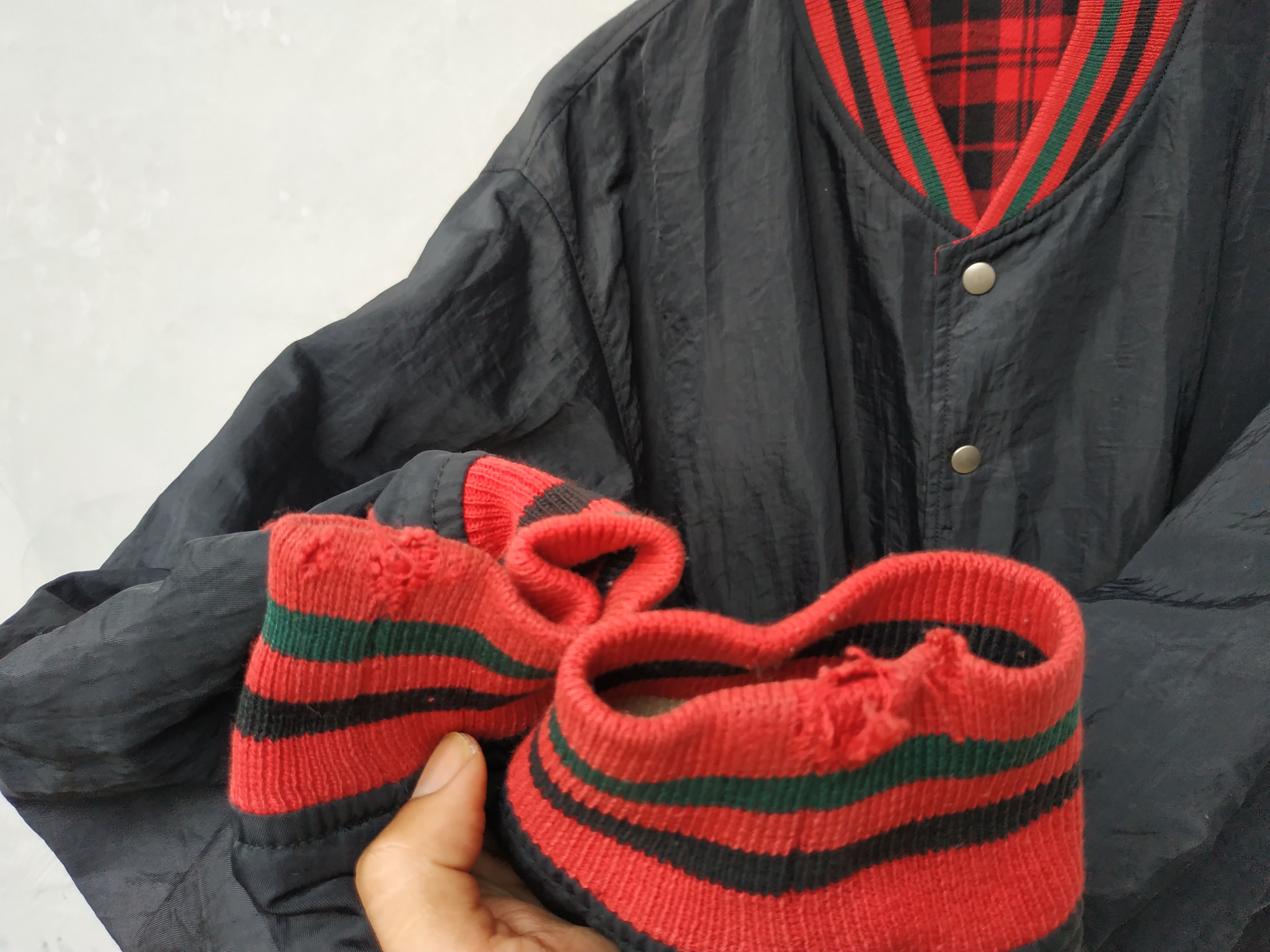 Japanese Brand Fit L to XL, 90'S Atelier SAB Japan Reversilble Varsity Size US L / EU 52-54 / 3 - 5 Thumbnail