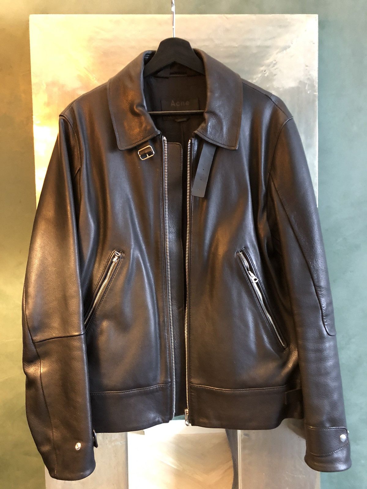 Acne Studios Acne Studios Aze Leather Jacket 