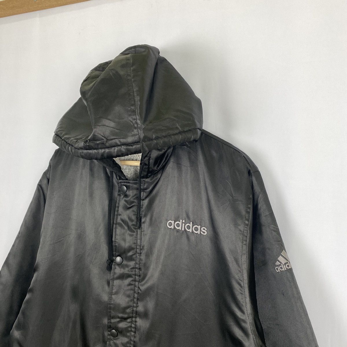 Adidas × Vintage Vintage Adidas Long Jacket Size US M / EU 48-50 / 2 - 2 Thumbnail