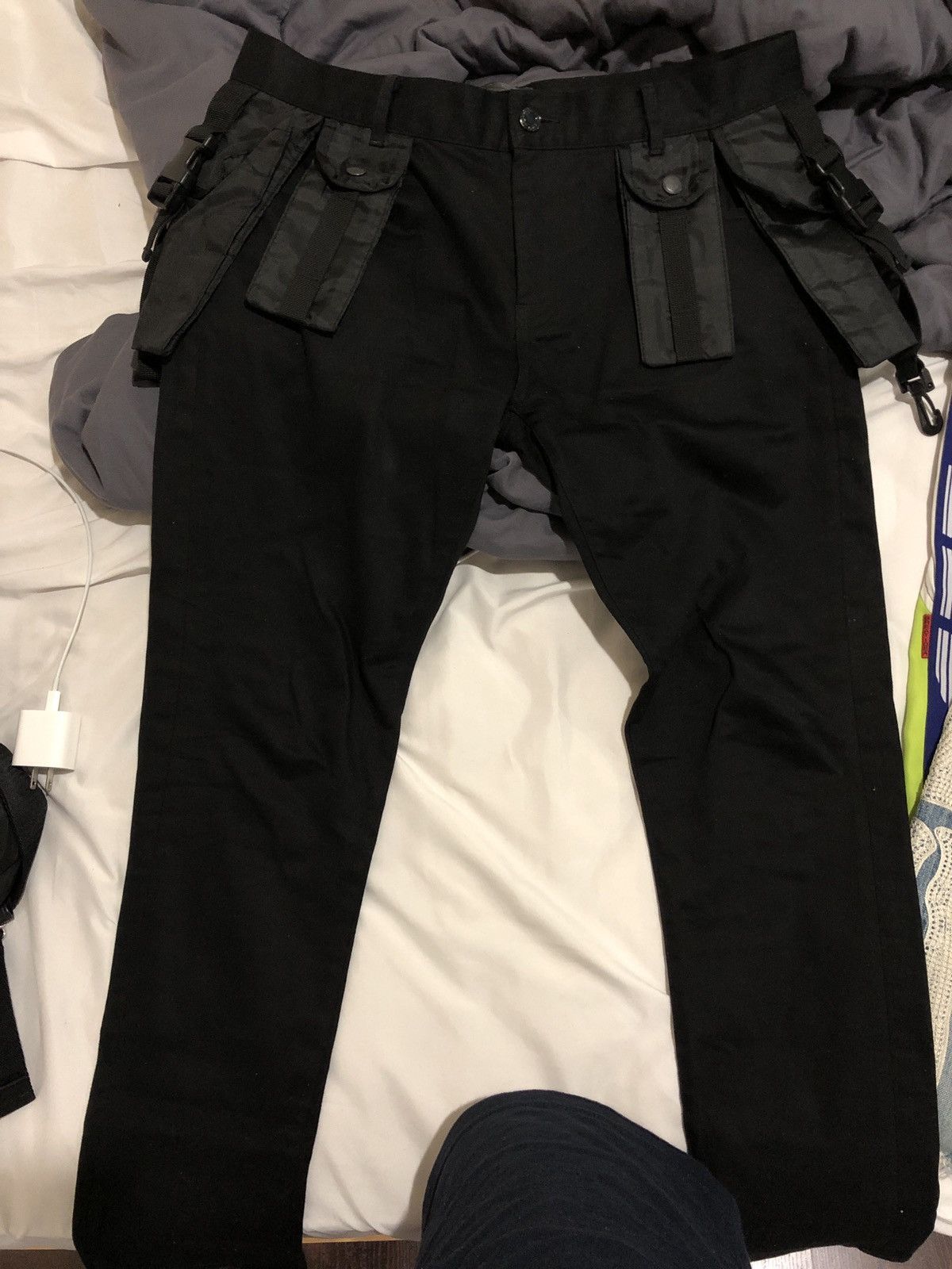 Undercover Undercover Black Utility Cargo Pant Size US 32 / EU 48 - 1 Thumbnail