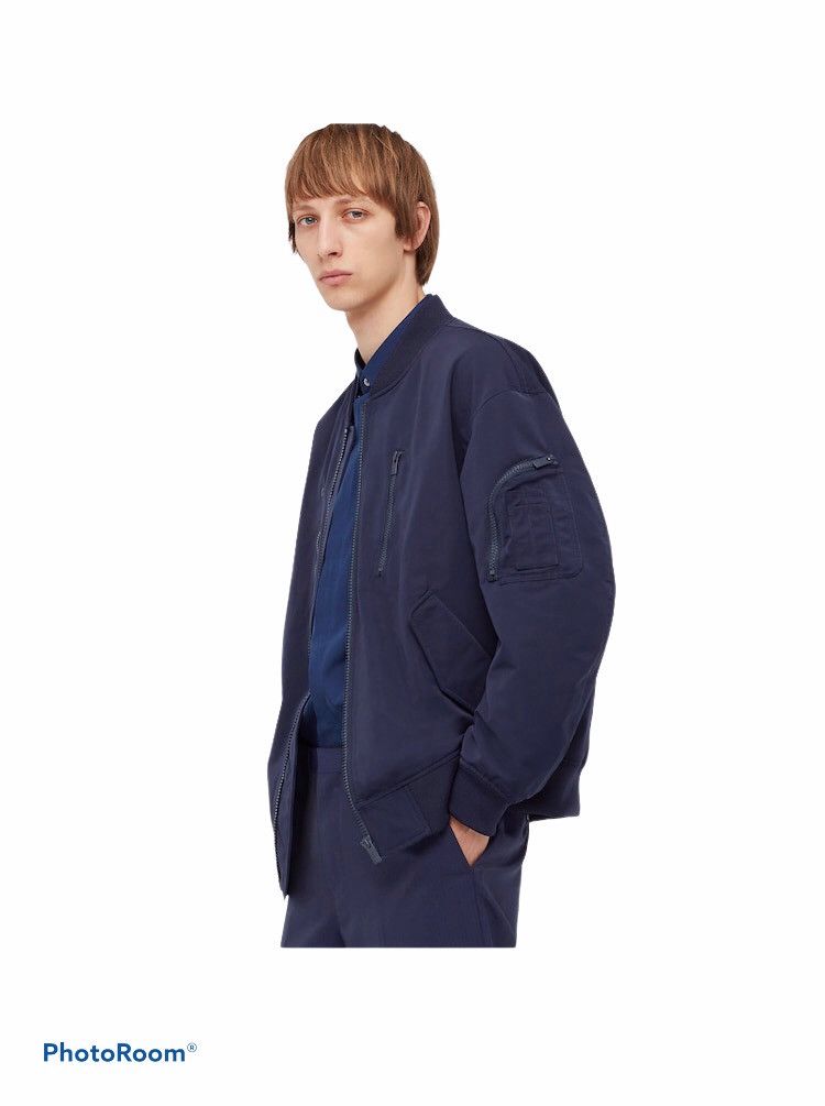 JIL SANDER + ブルゾン JIL SANDER ブラック ジップブルゾン