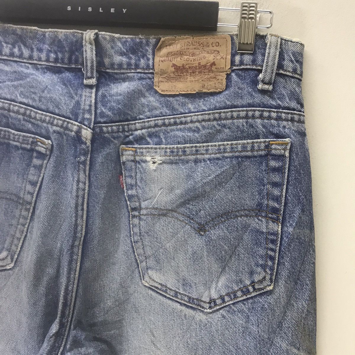 Levi's Vintage Levis 517 Flare Jeans Distressed USA Size US 35 - 12 Thumbnail