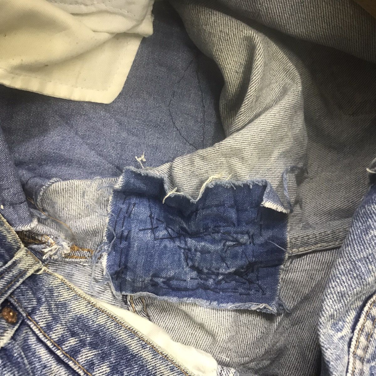 Levi's Vintage Levis 517 Flare Jeans Distressed USA Size US 35 - 17 Thumbnail