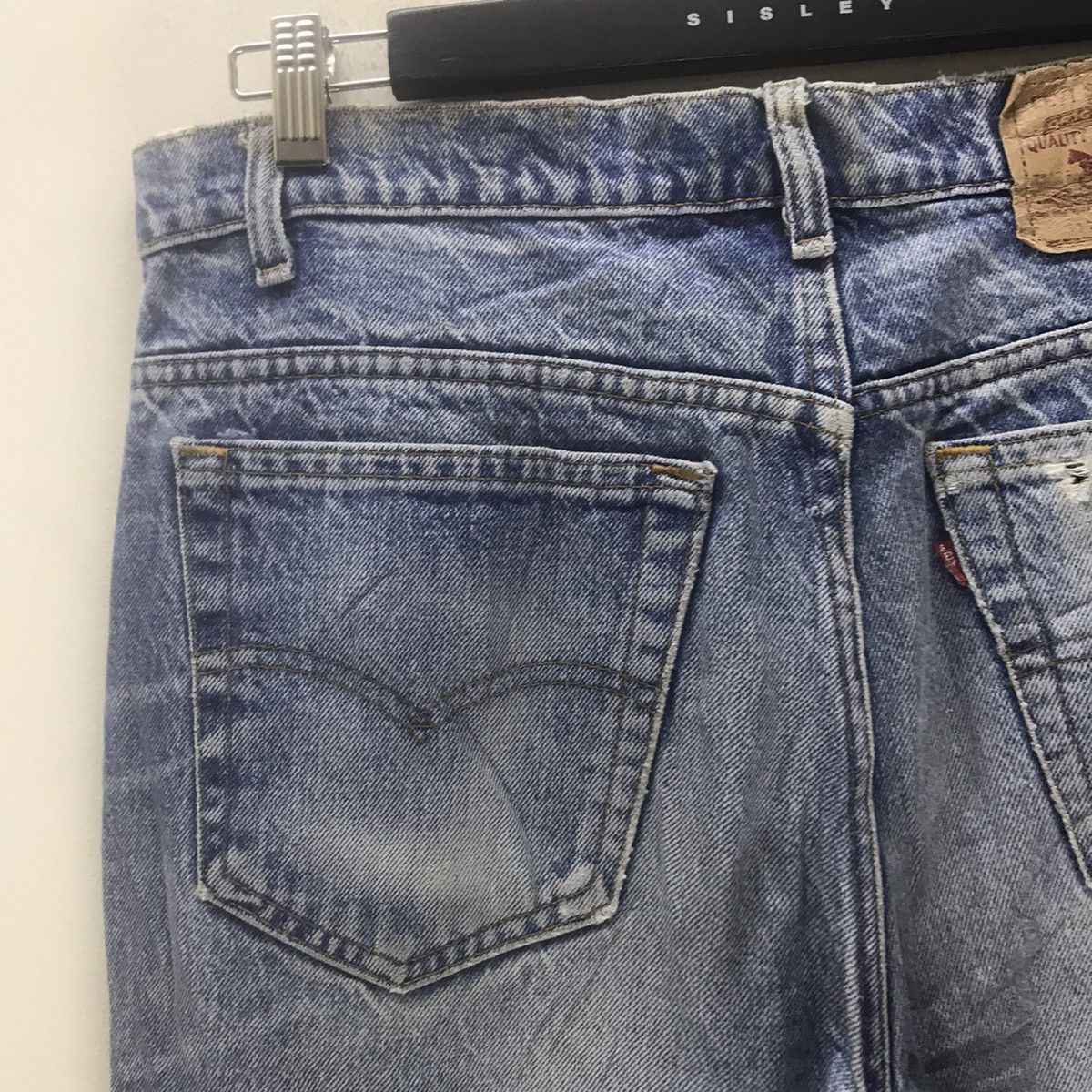 Levi's Vintage Levis 517 Flare Jeans Distressed USA Size US 35 - 11 Thumbnail