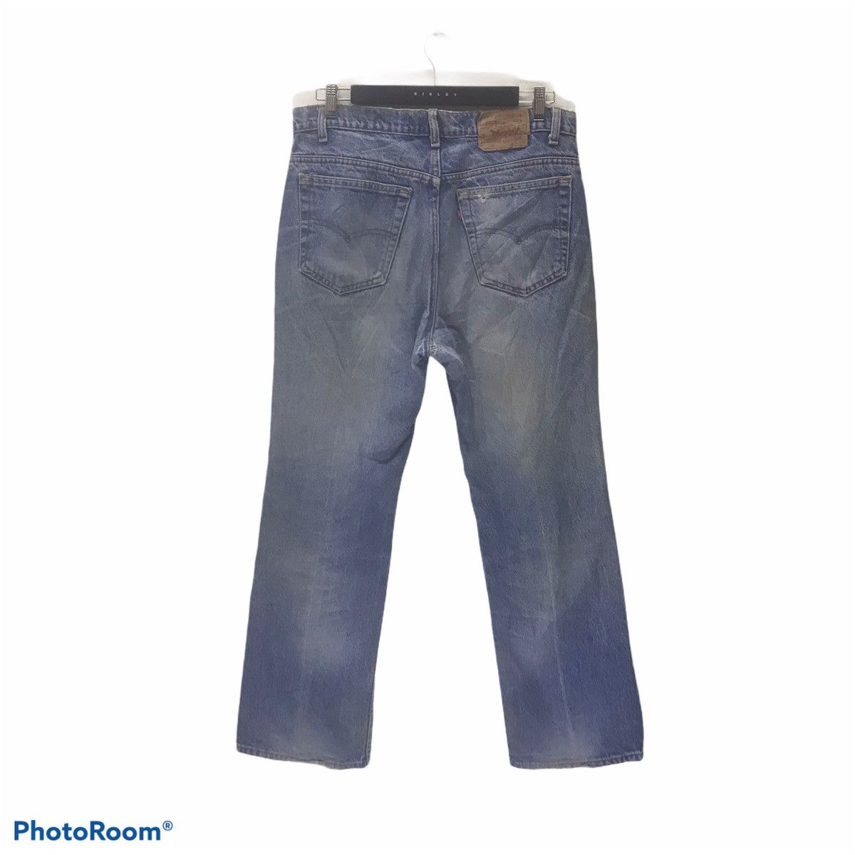 Levi's Vintage Levis 517 Flare Jeans Distressed USA Size US 35 - 2 Thumbnail