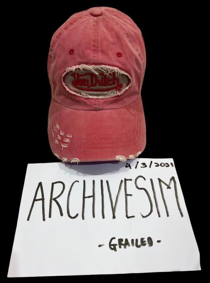Von Dutch Von Dutch Distressed Cap Size ONE SIZE - 1 Thumbnail
