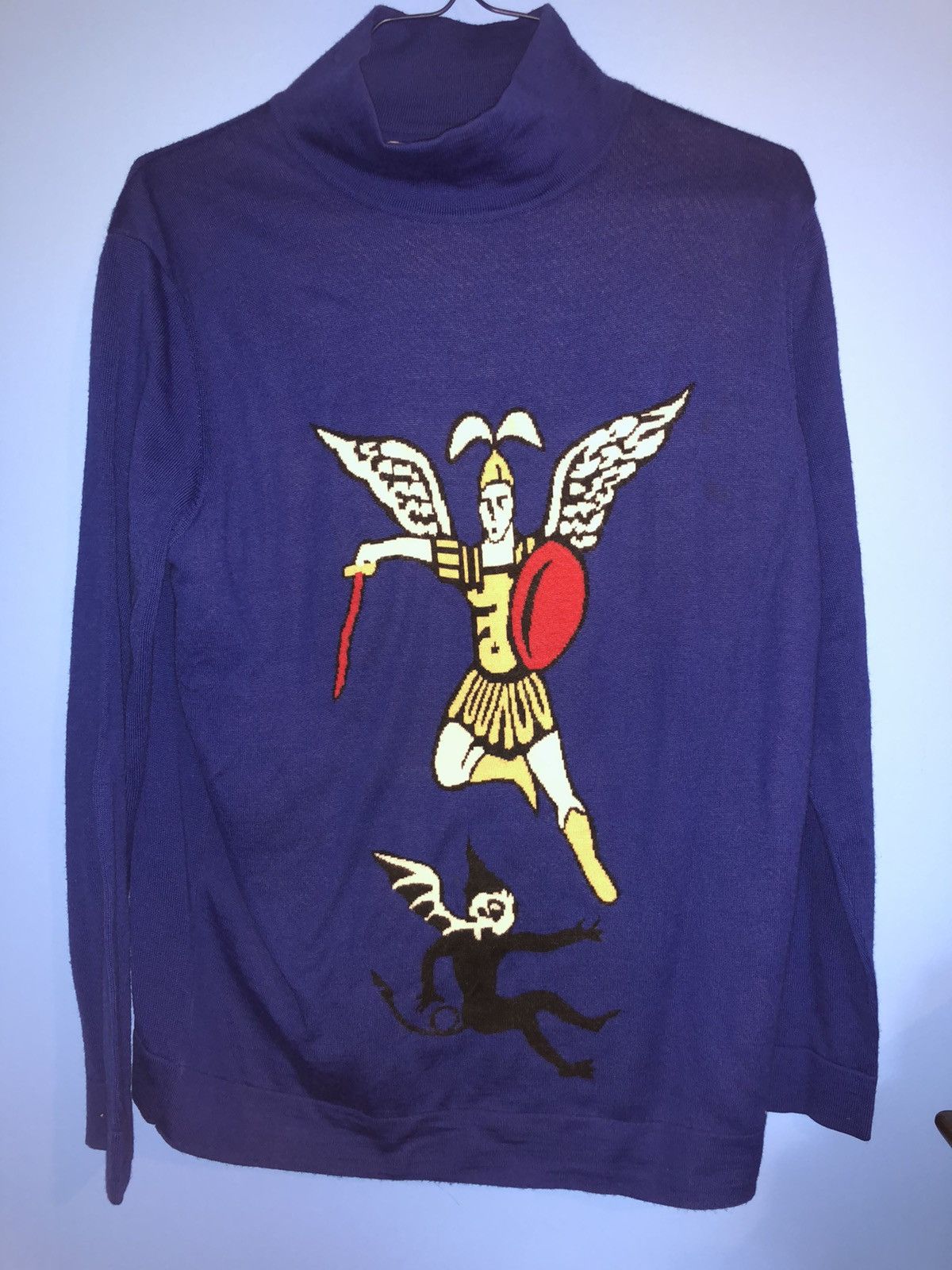 Gosha Rubchinskiy Blue Angel Rollneck Size US XL / EU 56 / 4 - 1 Thumbnail