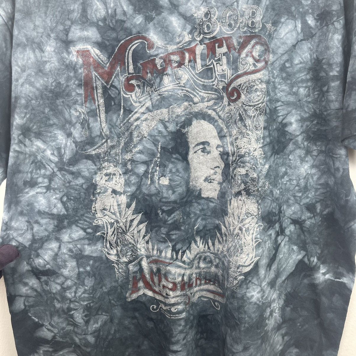 Band Tees Vintage Y2K Bob Marley 1970 Amsterdam tie dye teeshirt Size US M / EU 48-50 / 2 - 2 Thumbnail