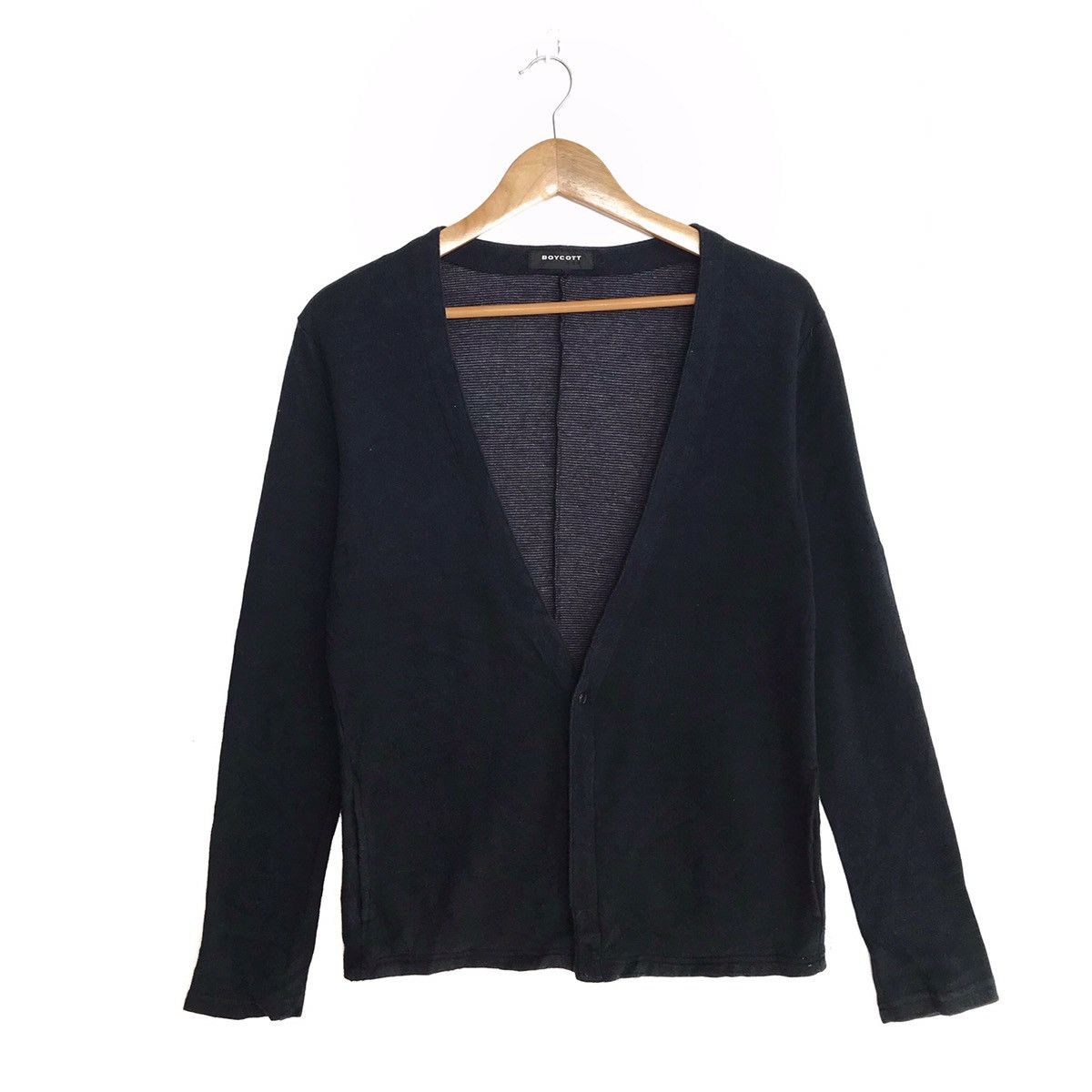 Boycott × Japanese Brand Japanese brand Boycott black Cardigan Size US S / EU 44-46 / 1 - 1 Thumbnail