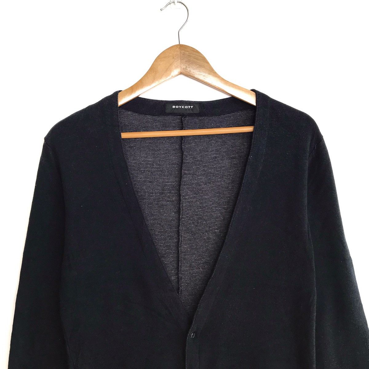 Boycott × Japanese Brand Japanese brand Boycott black Cardigan Size US S / EU 44-46 / 1 - 3 Thumbnail