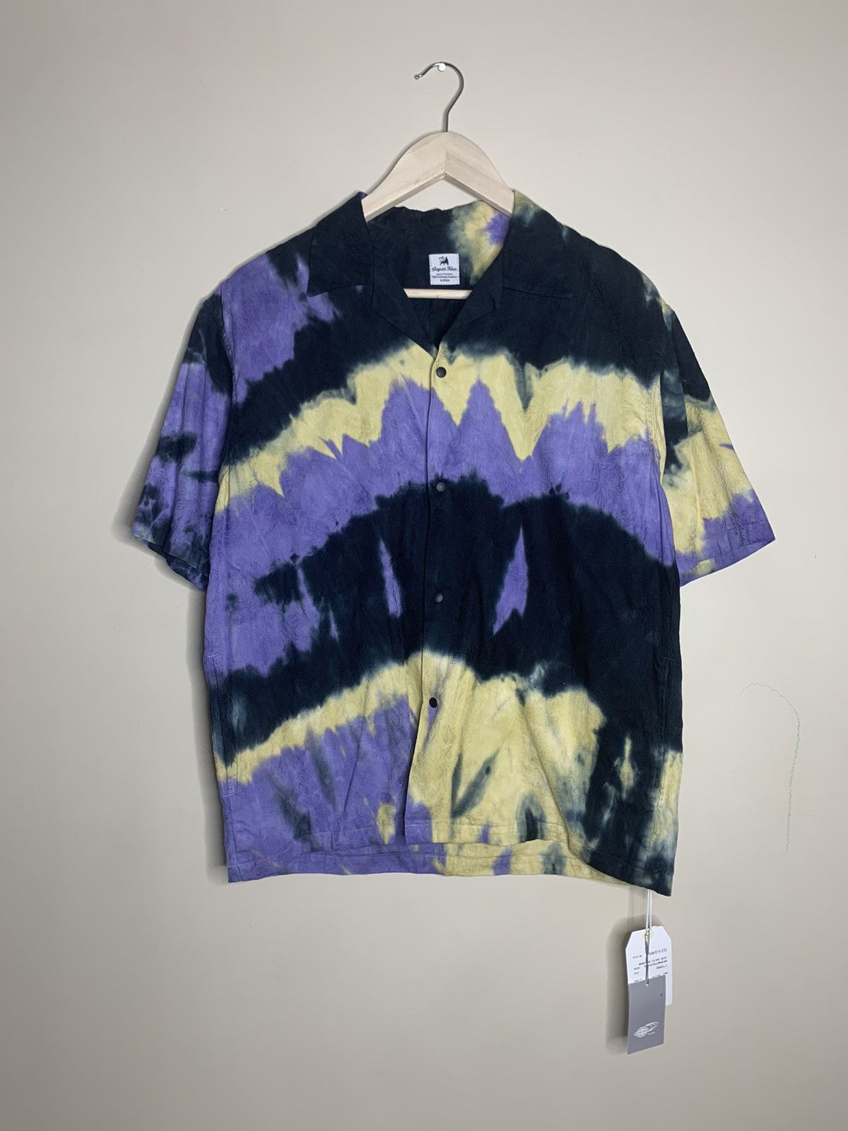 Nordstrom Sasquatchfabrix Tie Die Floral Button Up Shirt Size US S / EU 44-46 / 1 - 1 Thumbnail