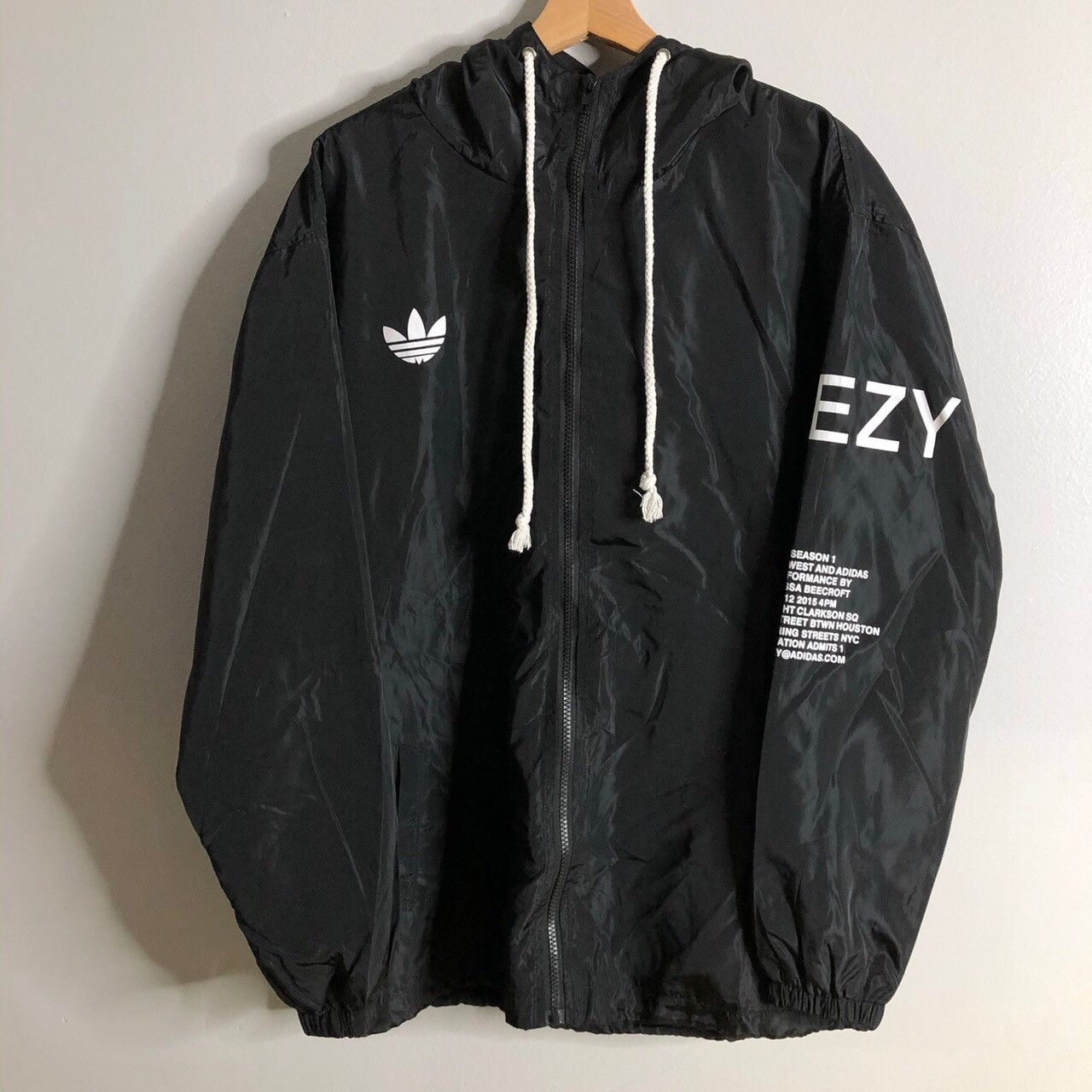 Adidas Kanye West Yeezy Season Yeezy Season 3 Adidas Windbreaker Jacket Grailed