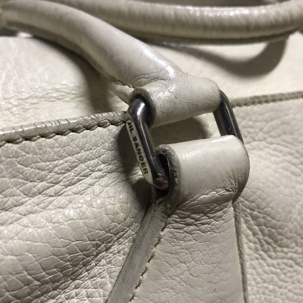 Jil Sander Vintage jil sander leather duffle bag made in italy Size ONE SIZE - 4 Thumbnail