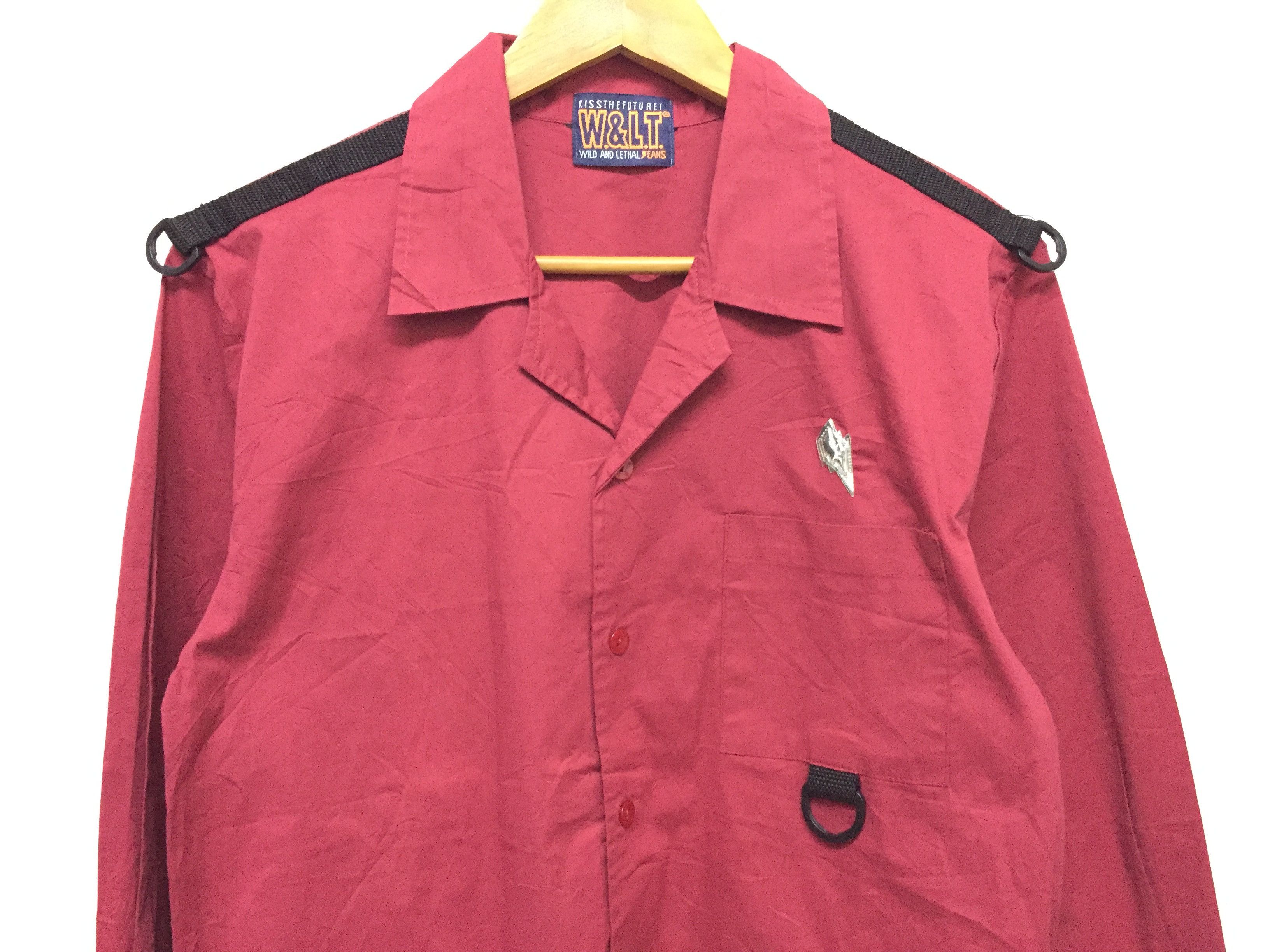 W&LT × Walter Van Beirendonck W&LT Jeans Logo bondage shirt Size US M / EU 48-50 / 2 - 5 Thumbnail