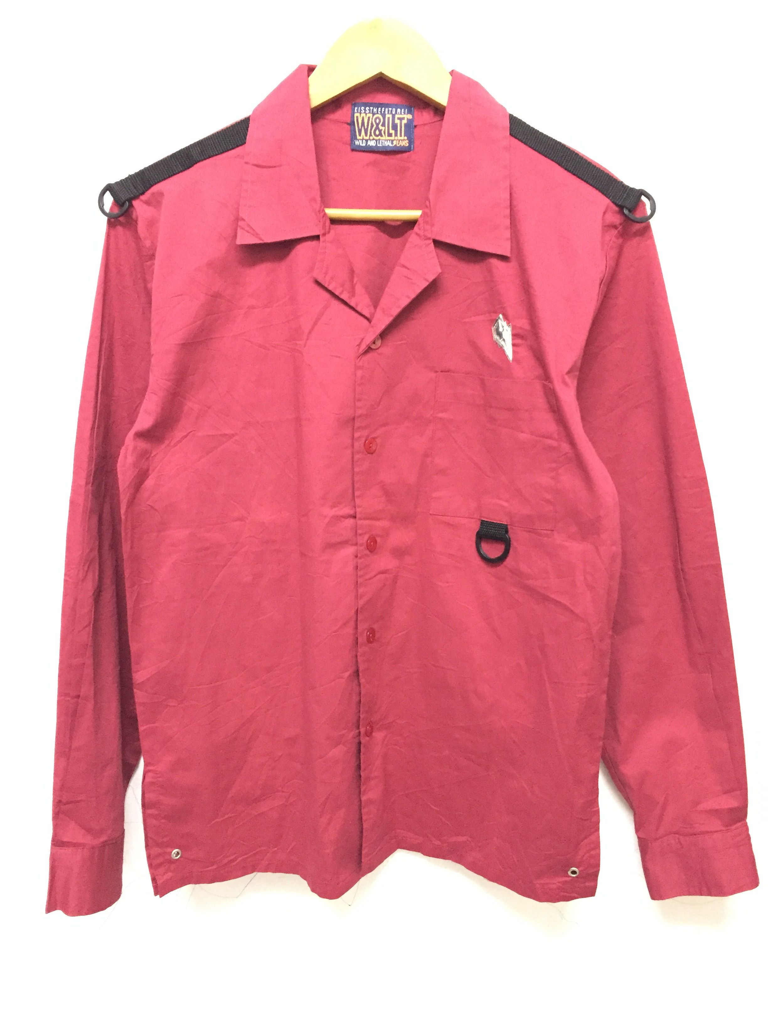 W&LT × Walter Van Beirendonck W&LT Jeans Logo bondage shirt Size US M / EU 48-50 / 2 - 4 Thumbnail