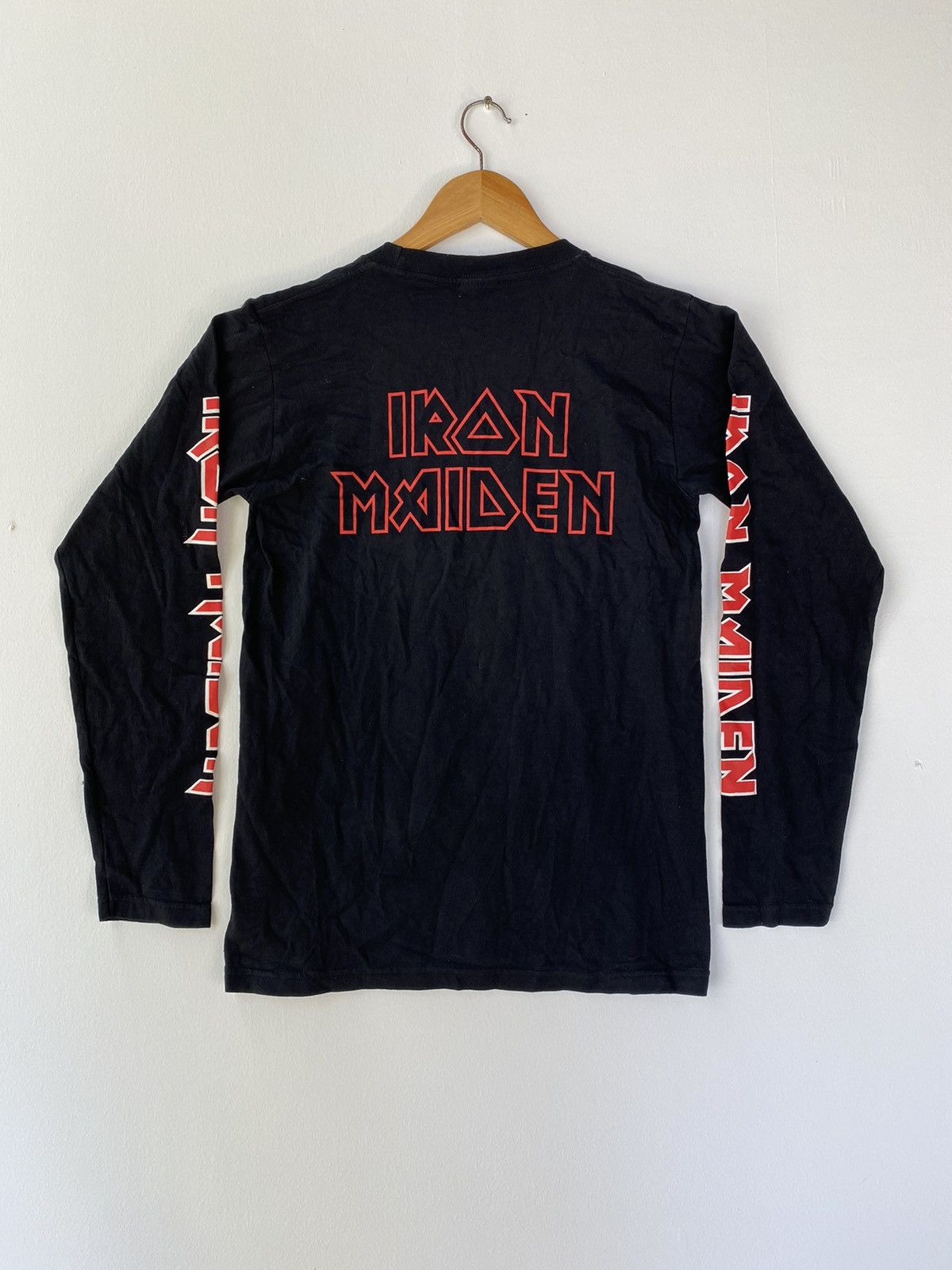 Band Tees × Iron Maiden × Vintage Iron Maiden Longsleeve Tee Size US M / EU 48-50 / 2 - 2 Thumbnail