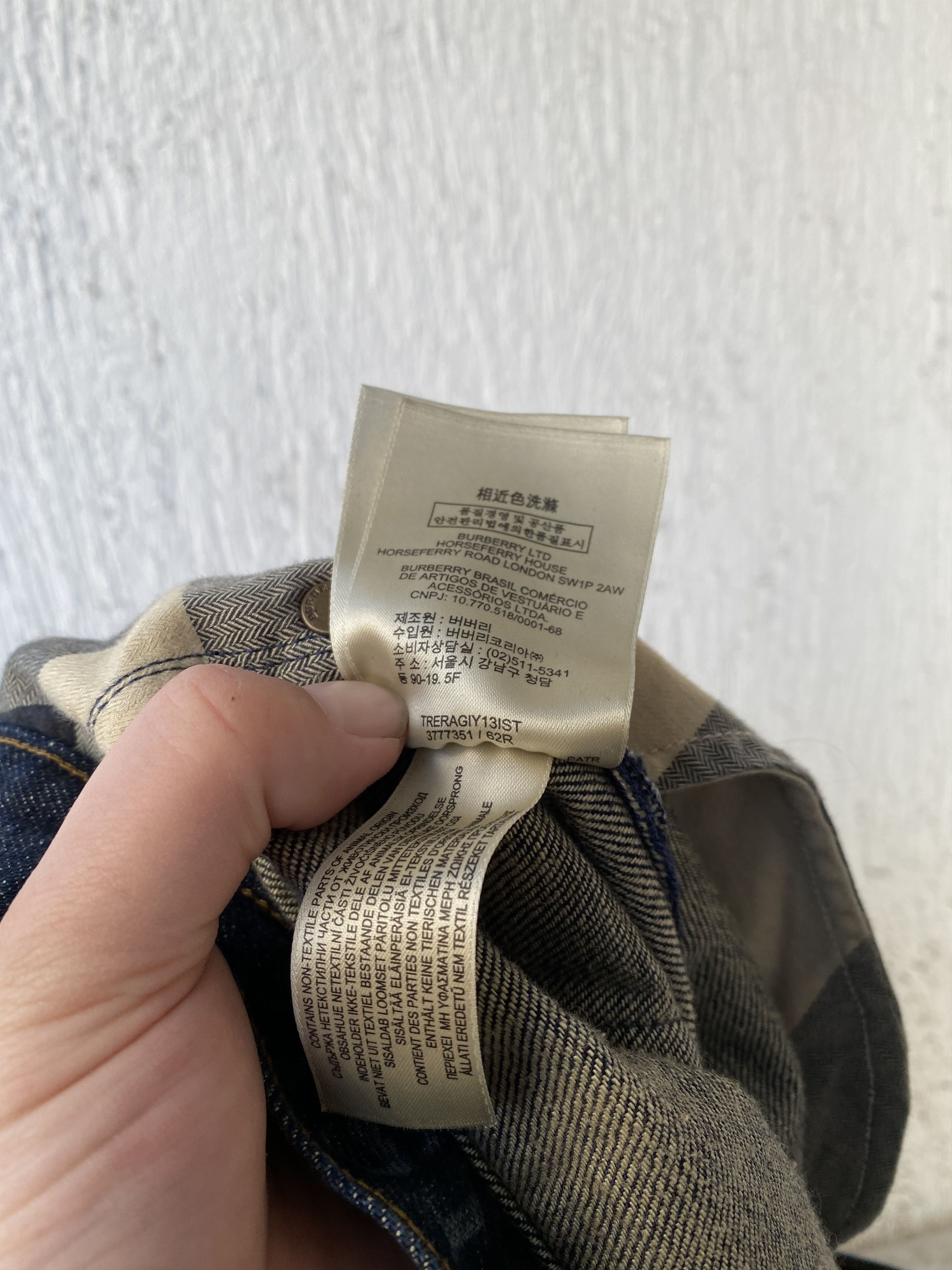 Burberry straight indigo jeans Size US 35 - 7 Thumbnail