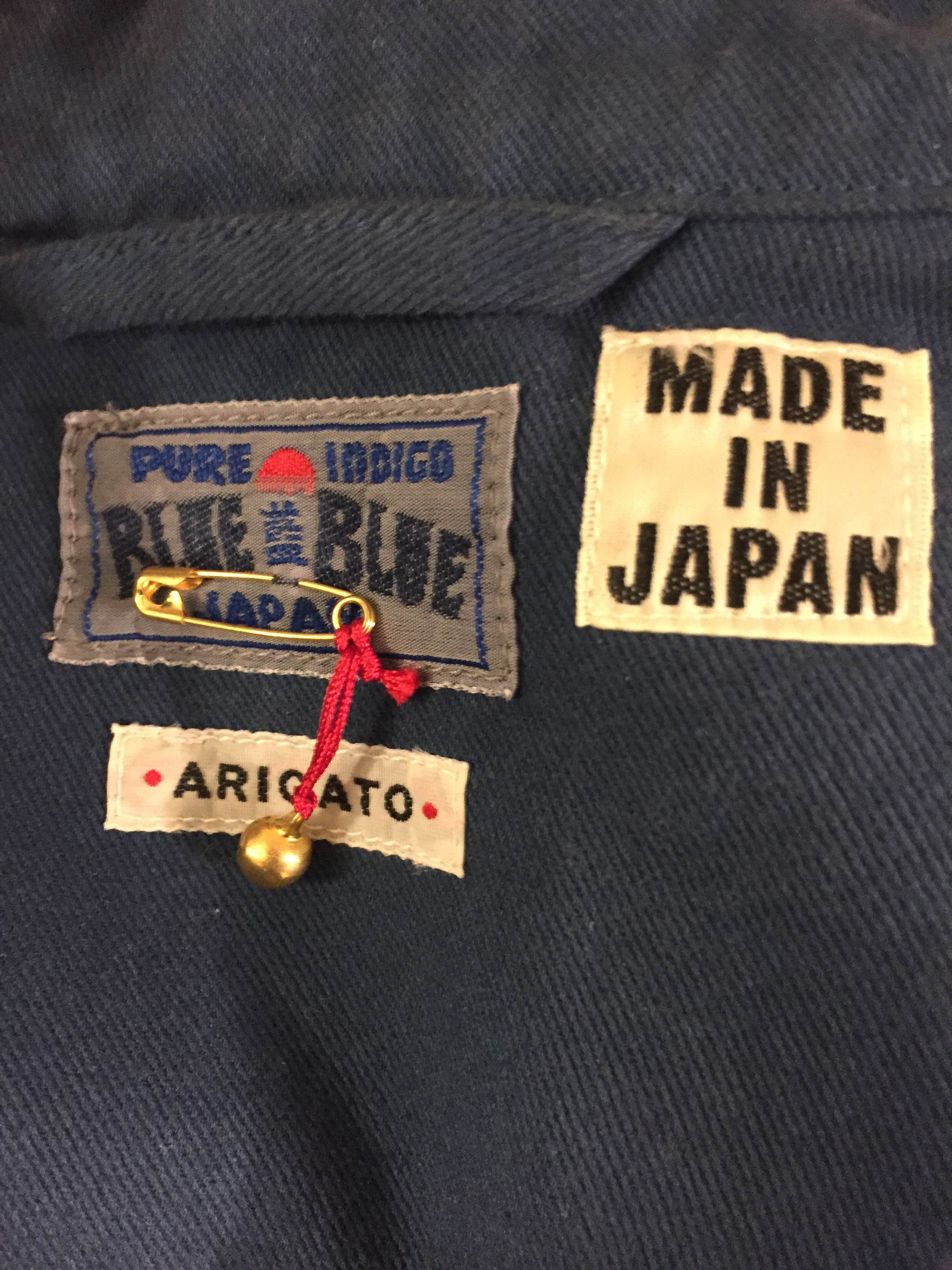 Blue Blue Japan Mantle Coat (Indigo; Dry Chino) Size US M / EU 48-50 / 2 - 5 Thumbnail