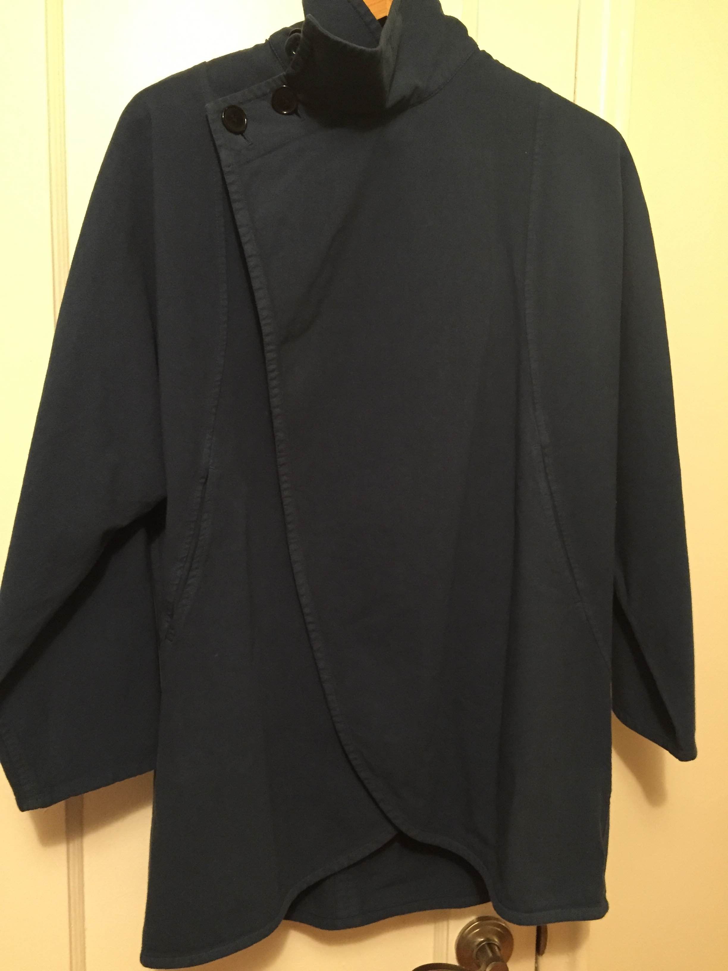 Blue Blue Japan Mantle Coat (Indigo; Dry Chino) Size US M / EU 48-50 / 2 - 4 Thumbnail