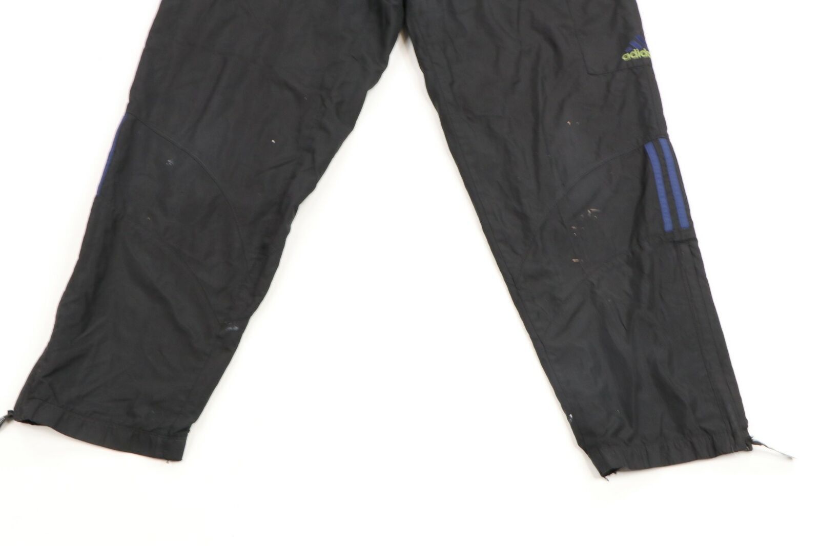 Adidas Vintage 90s Adidas Lined Spell Out Striped Zip Cuff Pants Size US 32 / EU 48 - 3 Thumbnail