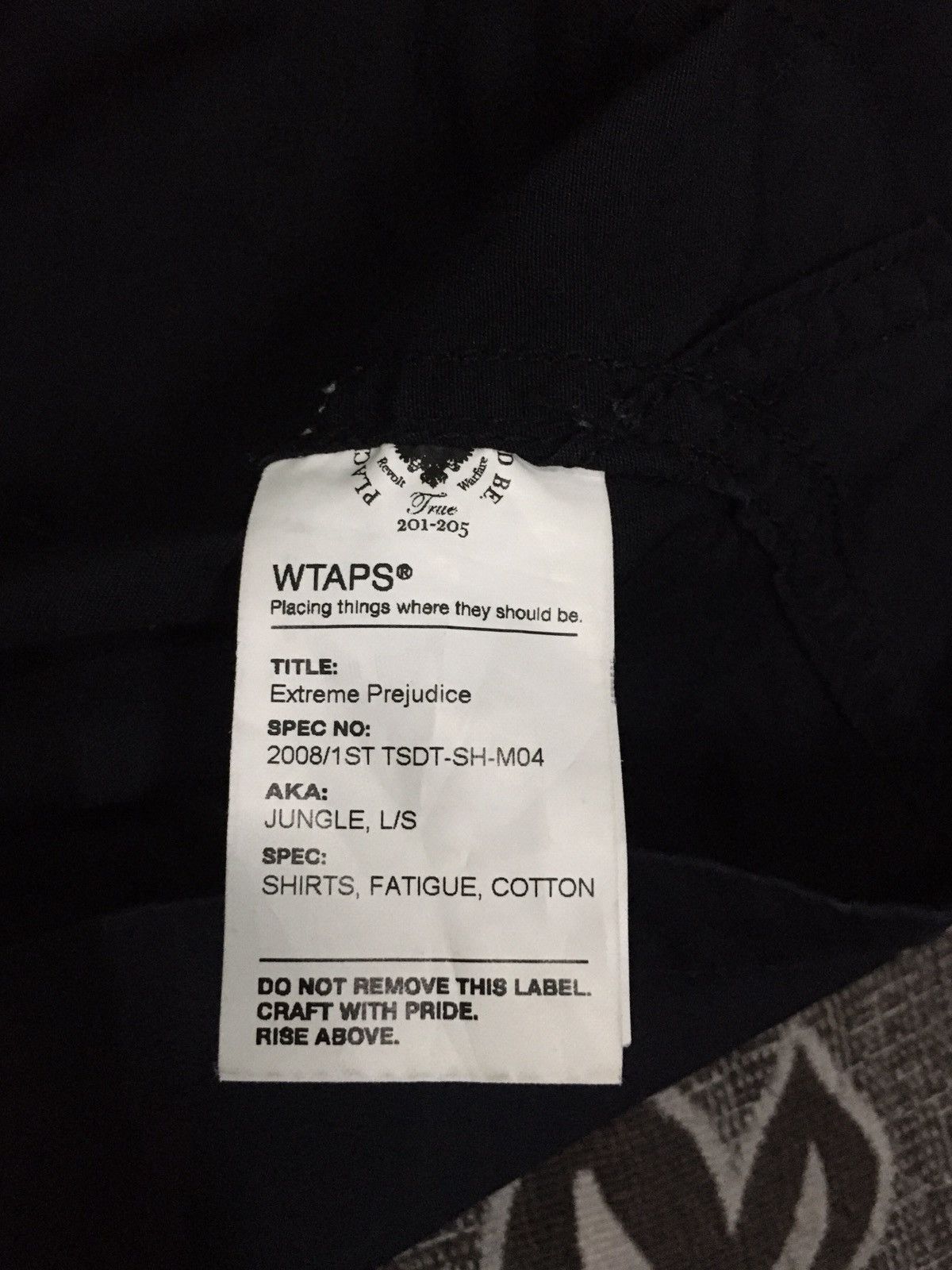 WTAPS S/S 2008 Extreme Prejudice Jungle Jacket