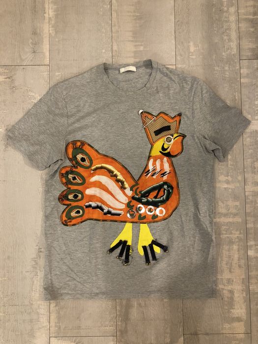 Prada Prada “ Rooster 🐓” Vintage T-Shirt Gently Used | Grailed