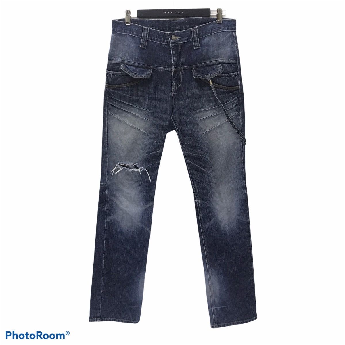 PPFM PPFM Distressed Denim MultiPocket Nice Design Size US 34 / EU 50 - 1 Thumbnail