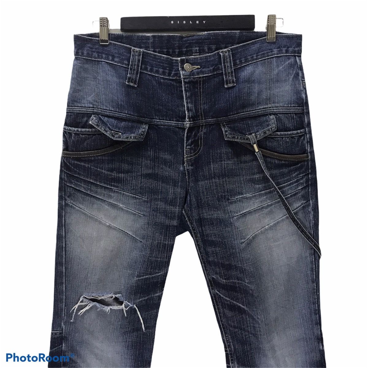 PPFM PPFM Distressed Denim MultiPocket Nice Design Size US 34 / EU 50 - 3 Thumbnail