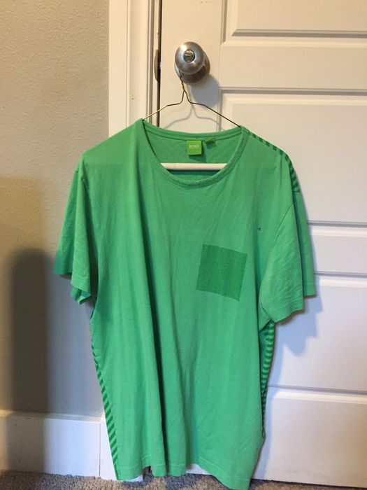 Hugo boss green on sale tag