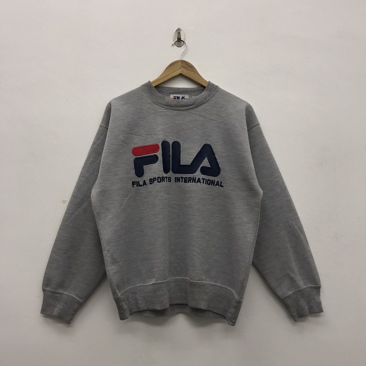 FILA Embroidery Big Spellout Design Sweatshirt