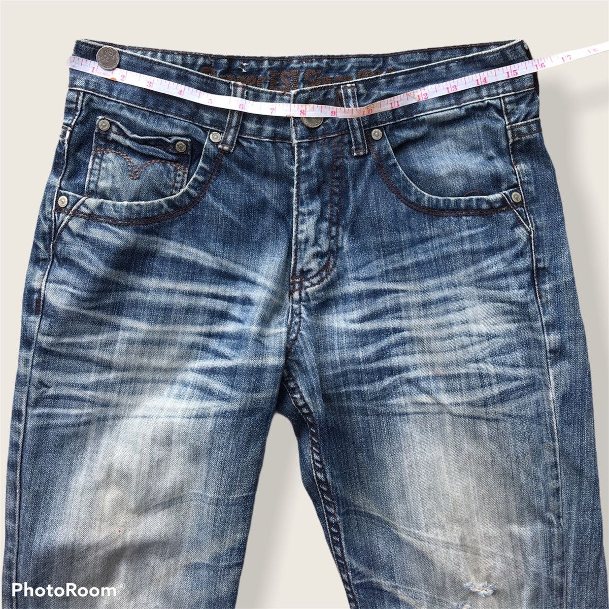 Dapper Dan Dapper distressed denim 32x32 Size US 32 / EU 48 - 5 Thumbnail