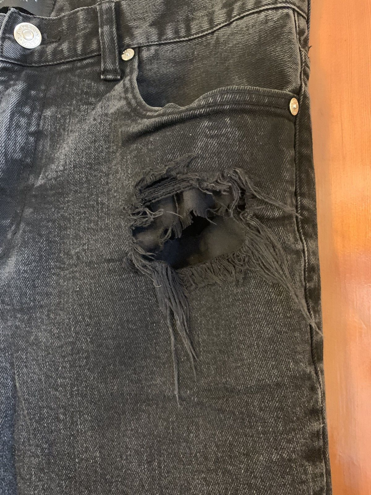 Pacsun *RARE* PacSun Premium Distressed Skinny Denim Jeans - 34x32 Size US 34 / EU 50 - 3 Thumbnail
