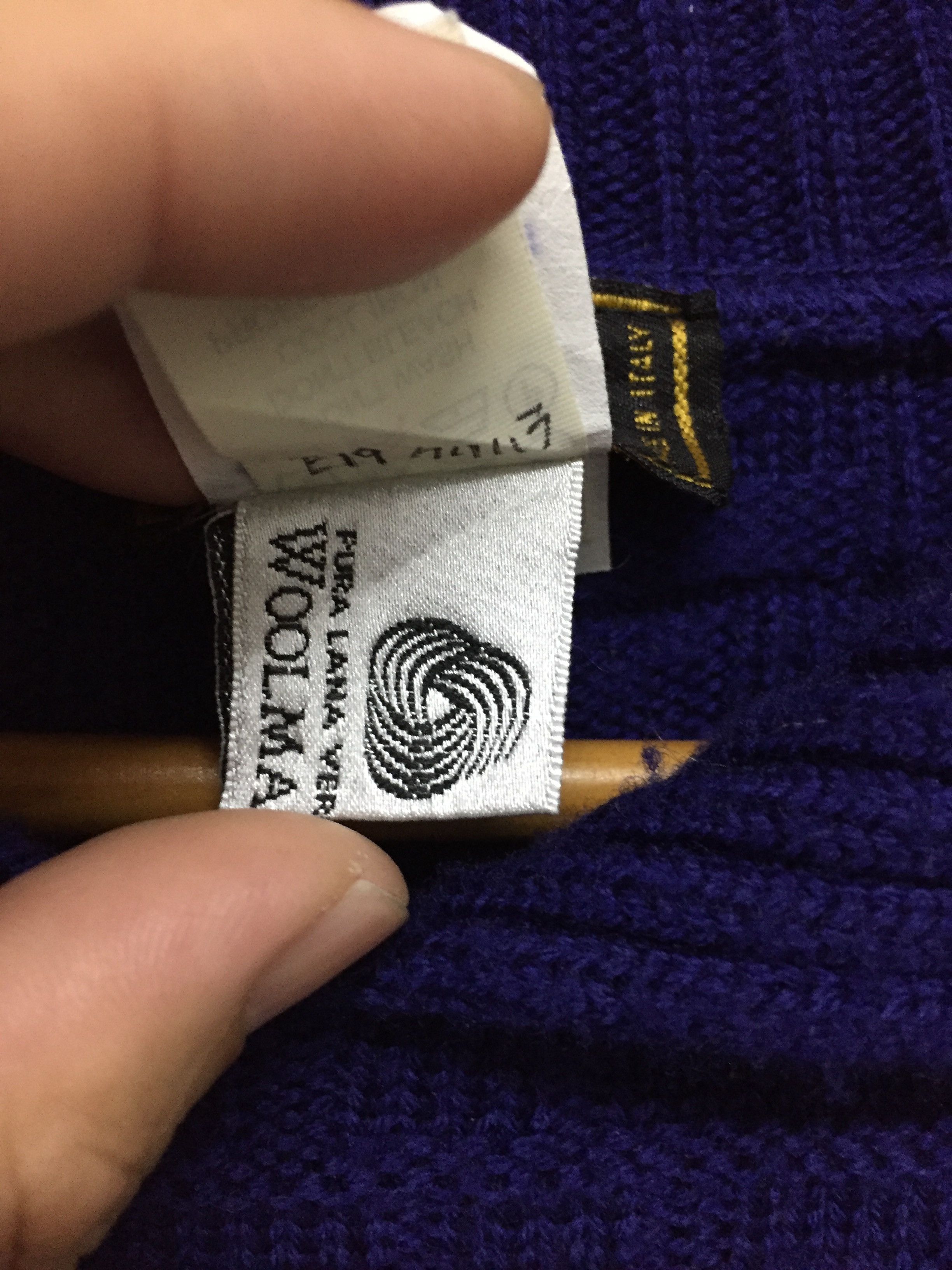 Fendi 90's FENDI Blue Monogram Logo knit Size US M / EU 48-50 / 2 - 14 Thumbnail