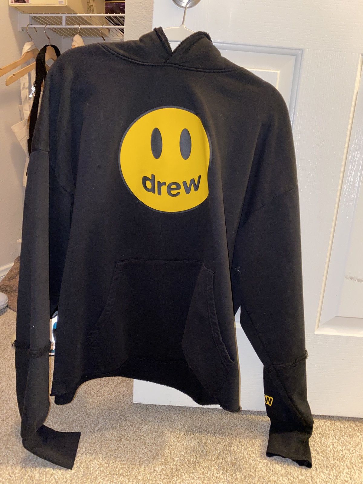 Drew House Drew House Deconstructed Mascot Hoodie Black M | Grailed