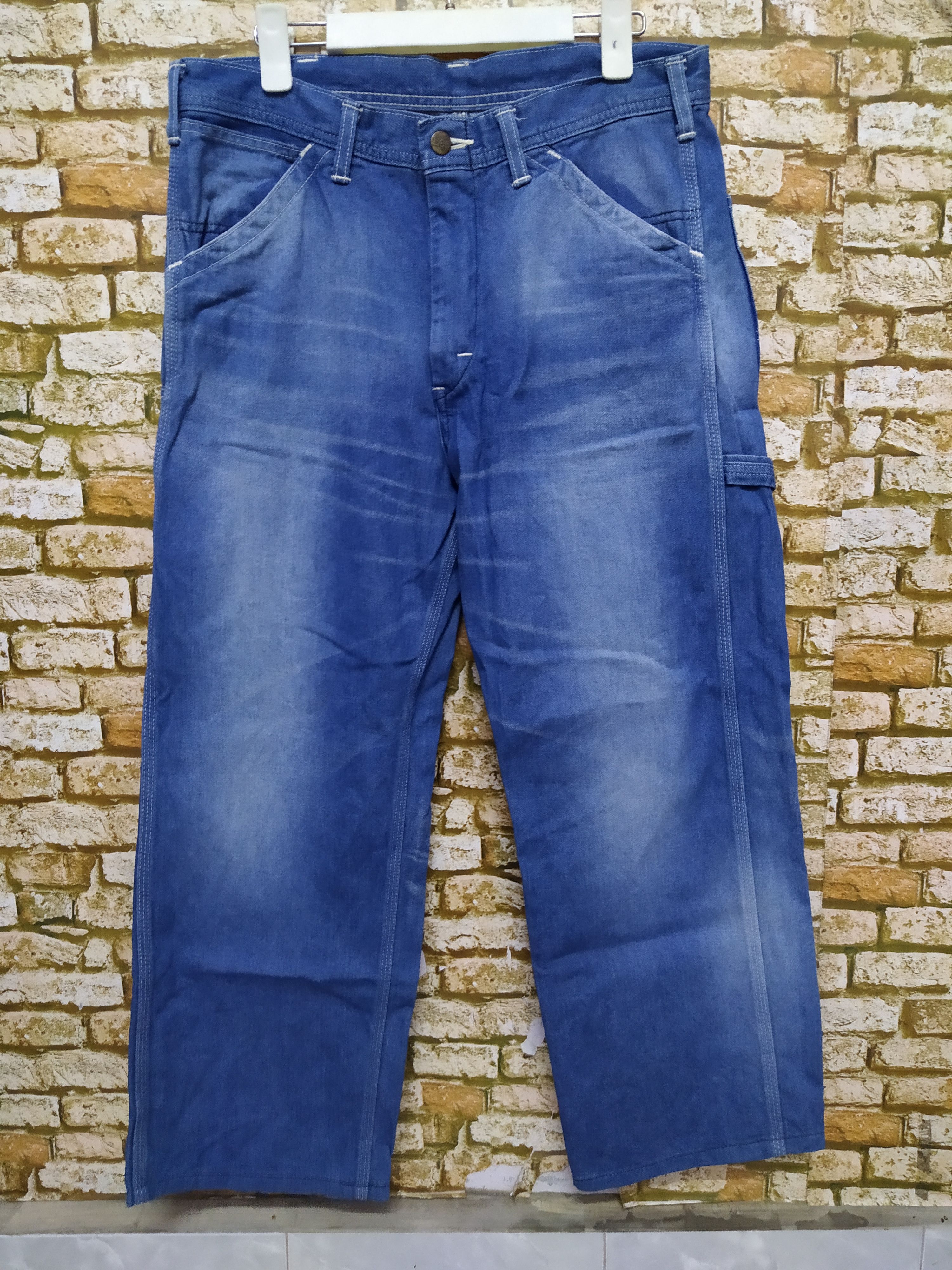 Lee LEE UNION MADE CARPENTER INDIGO DENIM (B875) W34 Size US 34 / EU 50 - 4 Thumbnail