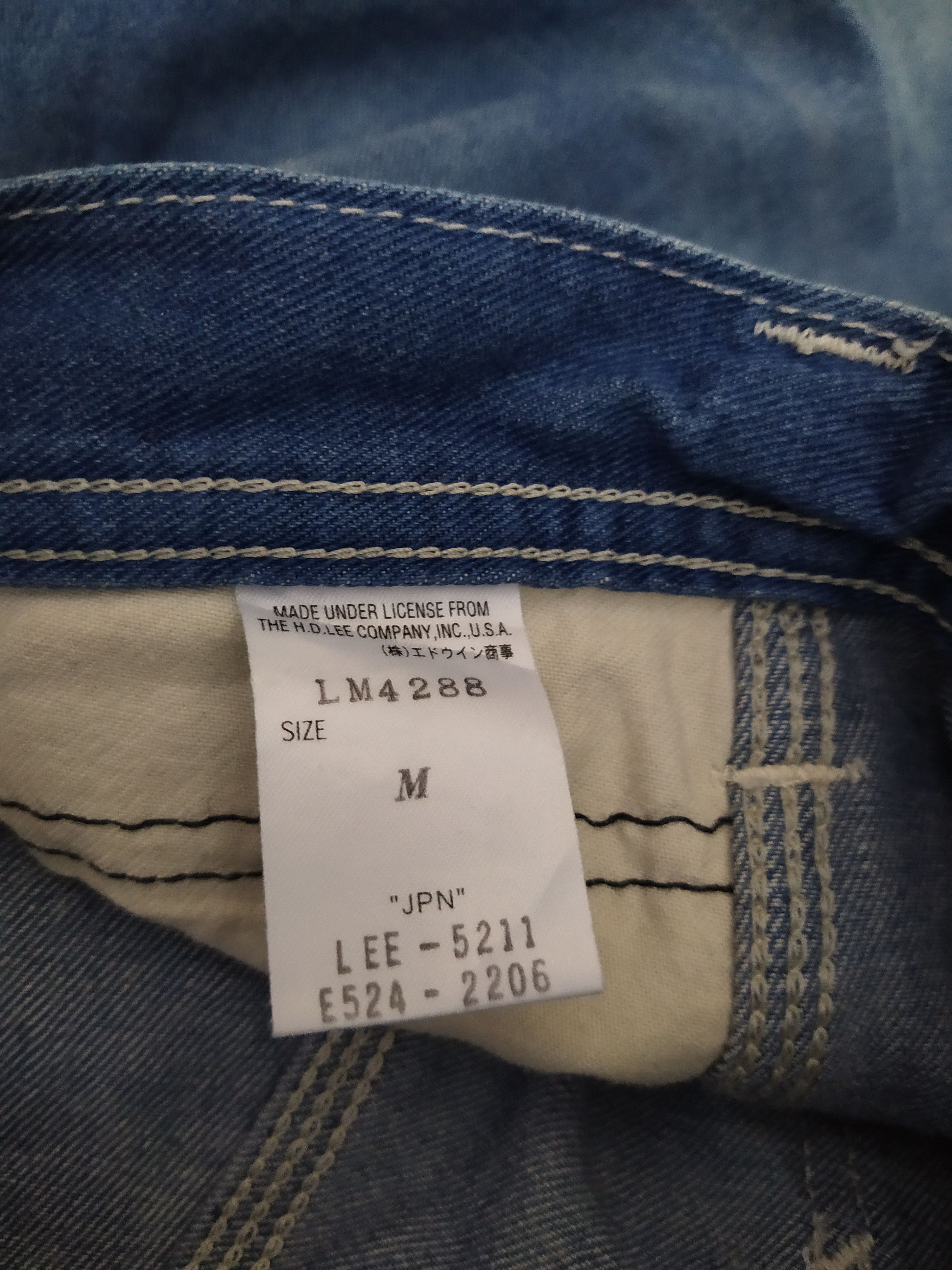 Lee LEE UNION MADE CARPENTER INDIGO DENIM (B875) W34 Size US 34 / EU 50 - 7 Thumbnail