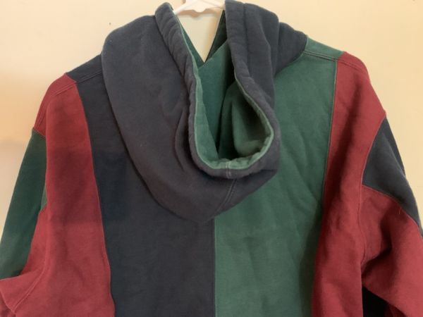 Supreme FINAL OFFER: Supreme Tricolor Hooded Sweatshirt Burgundy ...